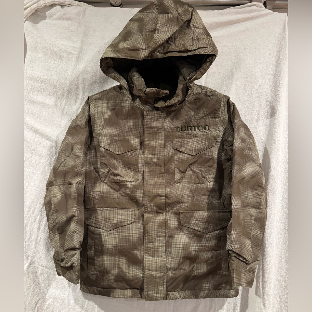 Burton Kids' White collection snow sport jacket, size S